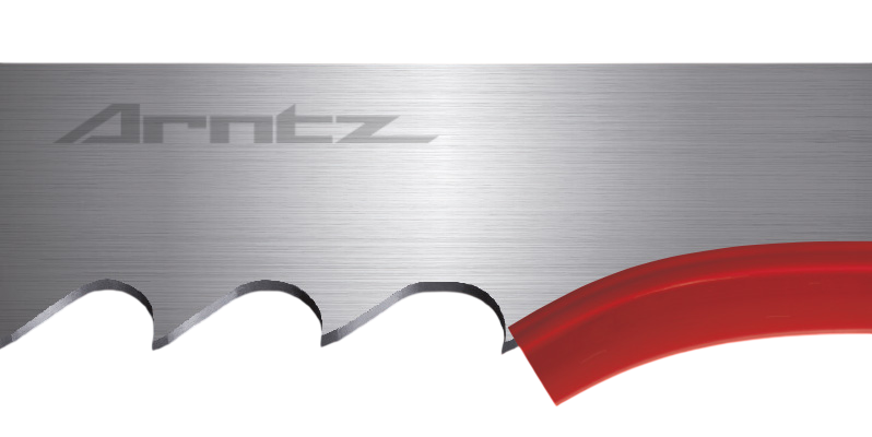 Arntz SPRINT-PRO M51 bi-metal bandsaw blade cutting solid round bar at Graham Machine Hamilton Ontario