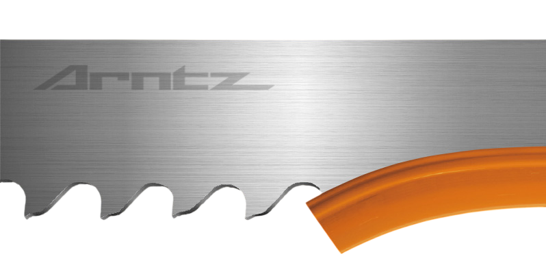 Arntz X-PRO M51 bi-metal bandsaw blade for cutting structural steel — custom welded at Graham Machine Sales in Hamilton Ontario