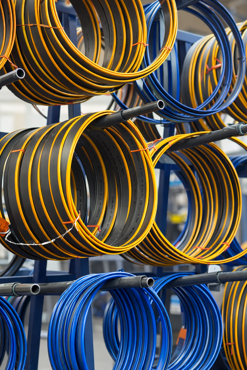 Custom welded bandsaw blade coils in stock at Graham Machine Sales