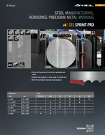 Arntz SPRINT-PRO Article 531 M51 bandsaw blade product specification sheet
