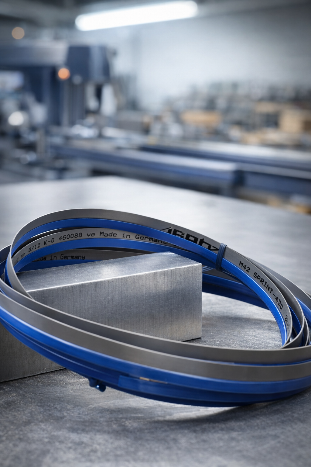 Arntz Sprint Plus bandsaw blade close-up